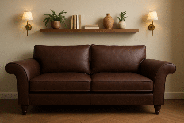 Donegal Leather Sofa